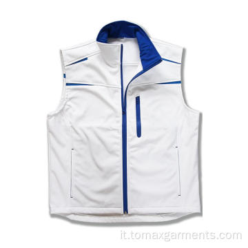 Gilet classico con fodera interna in pile